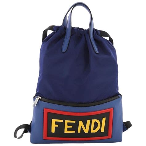 fendi monster backpack replica india|fendi drawstring backpack.